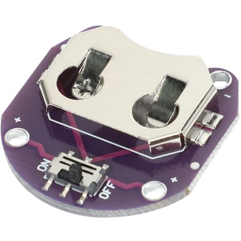 10x LilyPad CR2032 Batteriehalter Mit Schiebeschalter - Für Arduino & DIY Projekte