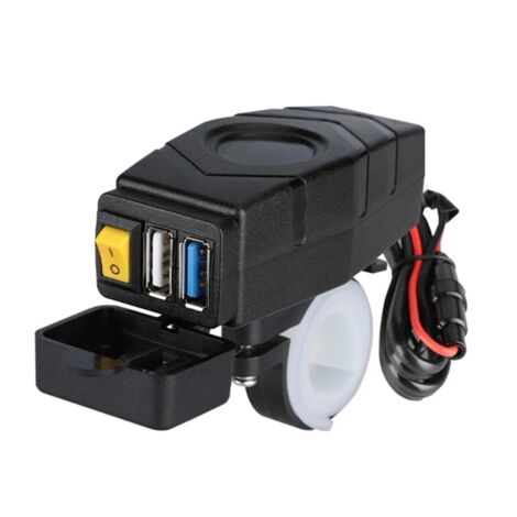 C1FB 20-80V E-Bike-Lenker-USB-LadegeräT 24V 36V 48V 60V QC3.0