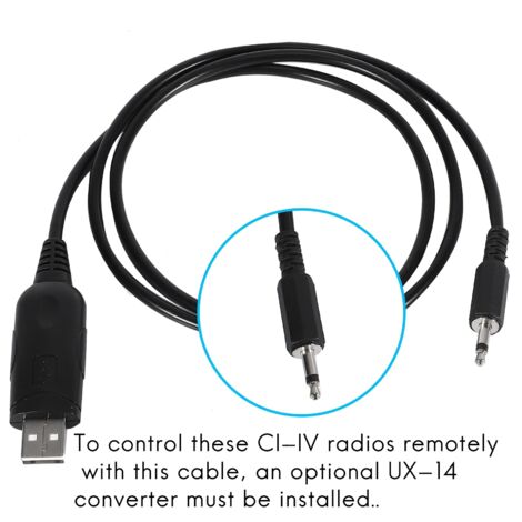 Cavo CAT CI-V CT-17 Per Radio Icom &ndash; Compatibile Con IC-703, IC-706, IC-718, IC-820, IC-7600, IC-1275