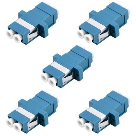Xunsomten LC-Duplex Multimode Koppler – 20 Stück, Für Glasfaser-Patchpanel, Keramischer Ferrule