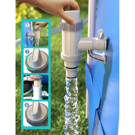 DAZZLEEX 2er Pack Schwimmbad Schlauchadapter – Ersatz Für Intex Pool Skimmer & Wartungsset (SK-15)