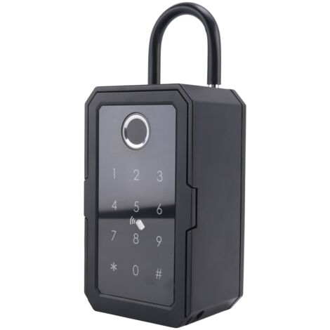 Reinscer Smartkey-sleutelkast, Home Key draadloze Smartlock-box, elektronische sleutelkast, App, digitale code, Bluetooth-sleutelkluis voor host, eenvoudige installatie, eenvoudig te bedienen