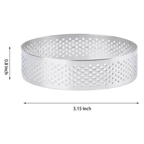 Runder Ring aus Edelstahl und Muschelharz , gestreift günstig bestellen