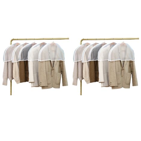 50 Stück Transparente Kleidersäcke – Staubdicht, 60x120 Cm, Mit Aufhängeöse Für Kleiderbügel