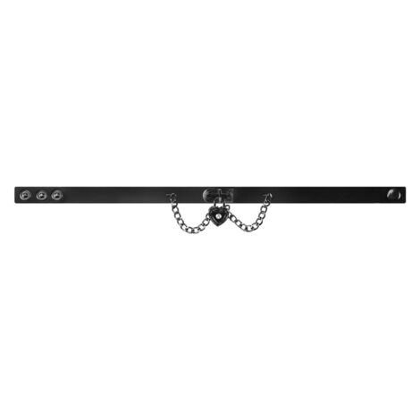 MILAKOO O Ring Punk Goth Lederhalsband Choker Halskette (Schwarz) für