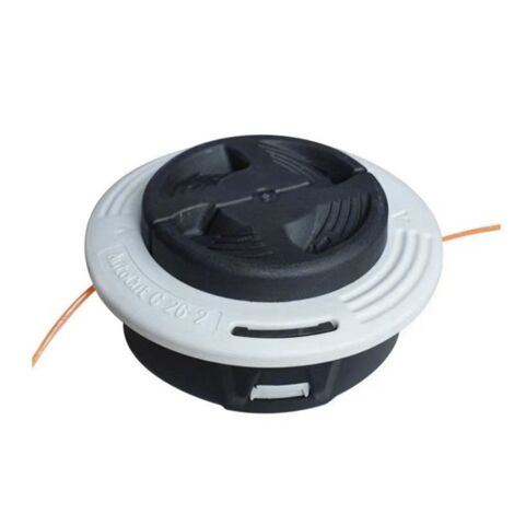 Spares2go Trimmerfaden & Spulenkopf Für Challenge Rasentrimmer – 1,3 Mm, 2x3,5 M, Passend Für Viele Modelle
