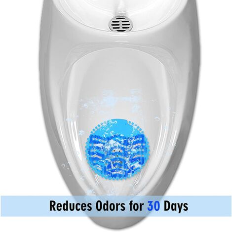 Produktbild von Urinal-Sieb-Deodorierer 18 Stück – Spritzfrei, Geruchshemmend, Lange Borsten – Für Büro & Bad