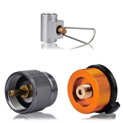 ROCKYGFI Propangas-Nachfülladapter Set – Messing-Adapter Für QCC1 & 0,5 Kg Tanks, Perfekt Für Camping & Outdoor
