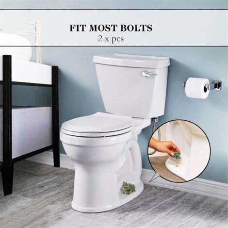 2 Stück Toilettenbolzenkappen, dekorative Abdeckungen, süße