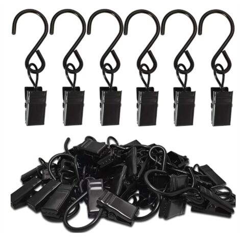 50 Stück Weihnachtslicht-Clips Für C7 Und C9 Lichter – Dachrinnen-Clips Aus Kunststoff, 9,5 Cm