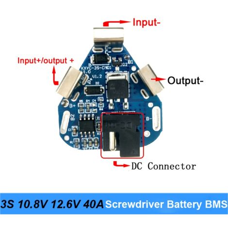 SCHEDA BATTERIA AL litio 3S 12,6 V 40 A 18650 scheda batteria strumento