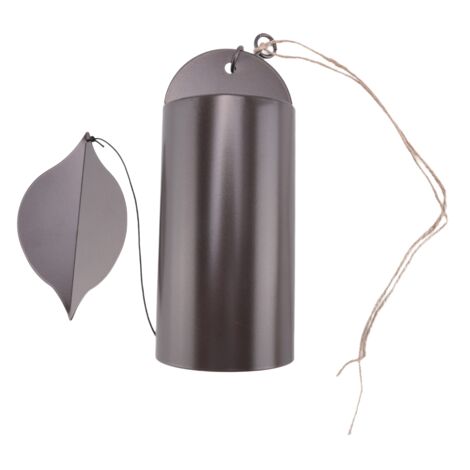 Rustikales Windspiel Für Draußen – Handgefertigt, 40,6 Cm, Kupferbeschichtet, 18 Glocken