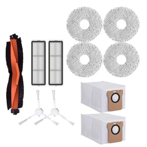 Produktbild von 3er Set Ersatz-Wischpads Für Xiaomi X20+ / X20 Pro / S20+ – Waschbare Mikrofaser Mopptücher Für Roboterstaubsauger