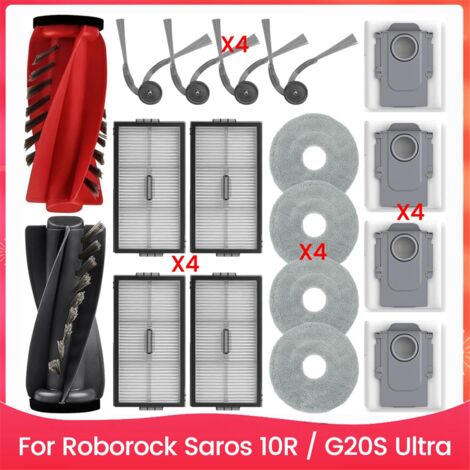Kit d'accessoires 36 pièces pour Roborock Saros 10R/G20S Ultra