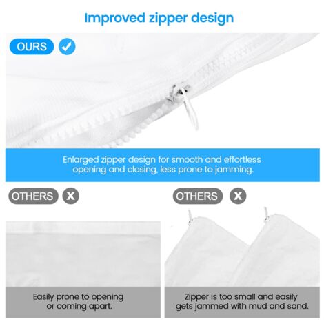 Nylon-Filtersocke Mit Kordelzug – 25,4 X 81,3 Cm, 400 Mikron – Wiederverwendbar Für Flüssigkeitsfiltration