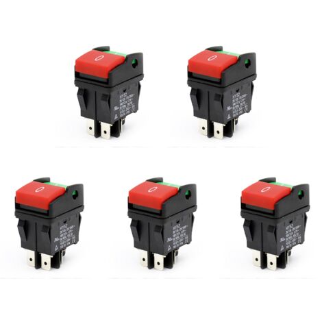 DKLD DZ-6N 4Pins Elektromagnetische schakelaar met stroomuitval en