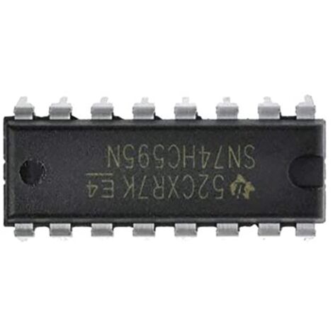 10 Piezas De Circuito Integrado 74HC595N - Registro De Desplazamiento De 8 Bits, DIP-16, Para Proyectos De Electrónica Y Arduino