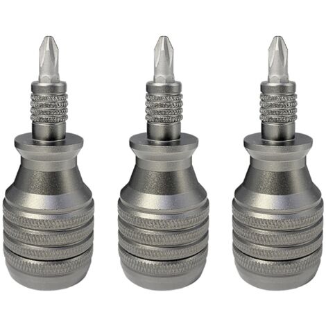 3x Magnetisch Bit TX25 25 mm TORX Stahl Schraubendreher 1/4 Schaft Magnet Kurz