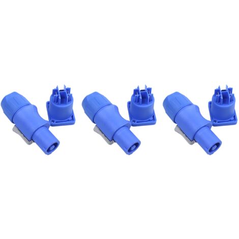 10 Set Neutrik Powercon Typ A Nac3Fca +Nac3Mpa-1 Gehäuse Stecker Panel