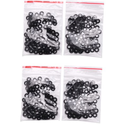 300 Rondelle Piatte In Nylon M3 X 6 Mm X 1 Mm - Bianche, Fissaggio Distanziali Uxcell
