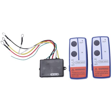 Bergung drahtlose Seilwinde Fernbedienung Twin Handset ATV LKW 24 V 24 Volt