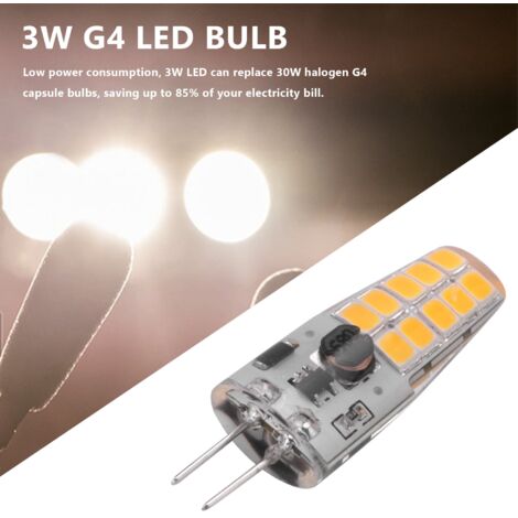 10 Pz G4 Lampadina Led Ac/dc12V-24V 3w Led G4 Luce 20led 360 Luce Angolo Del Fascio 2835smd Sostituire 30w Halog
