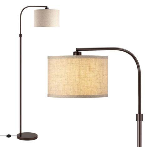 Ersatzschirm Für Tischlampe SOLUSTRE Beiger Lampenschirm Aus Stoff – Quadratischer Ersatzschirm Für Tisch- Und Stehlampen, Abnehmbar & Pflegeleicht – 20x20x20 Cm