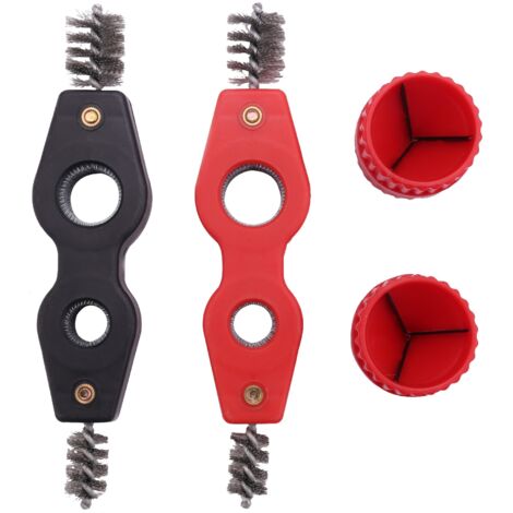 4-teiliges Kupferrohrreiniger- und Reibahlen-Set, Entgratungs- und