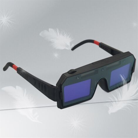 Schweißerbrille mit Automatischer Verdunkelung, Farbwechselbrille Schweißerbrille UV- und Infrarotschutz Schutzbrillen zum Metallschneiden