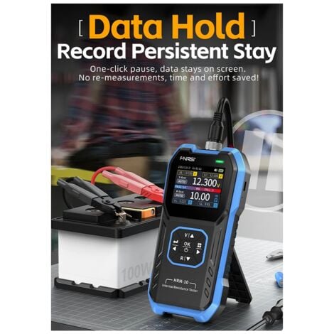 DewinLVD Batterietester - Misst Spannung & Innenwiderstand Für Alle Batterietypen