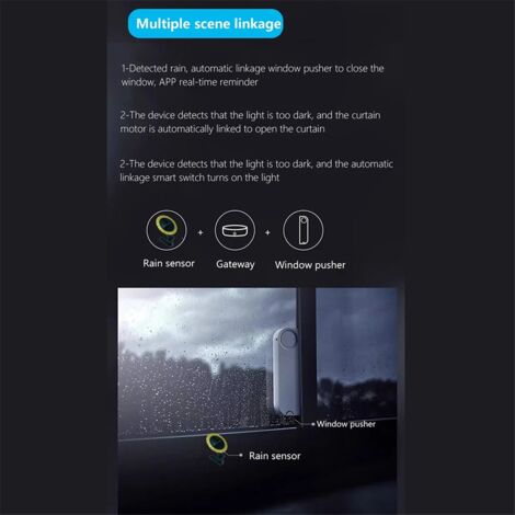 Tuya Zigbee Rain Sensor 2-In-1 Lichtdetector Outdoor Waterdichte