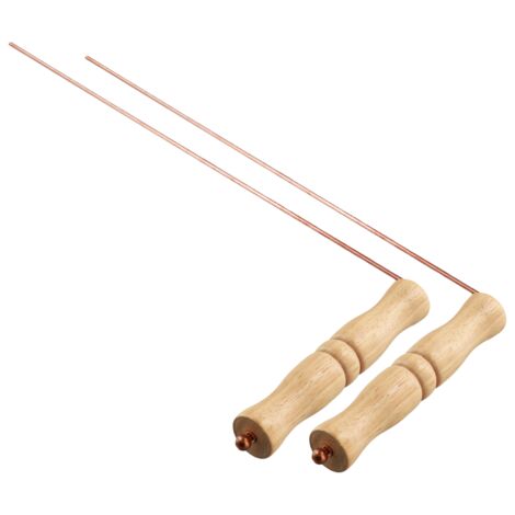 3-teiliges Kupfer-Wünschelruten-Set – Einziehbar, Mit Pendel, Für Wassererkundung, Schatzsuche & Spirituelle Heilung (Gold)