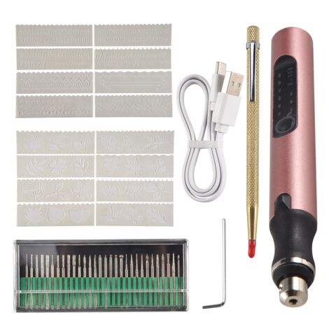 108-teiliges Gravierwerkzeug-Set, Elektrischer Gravierstift Mit Marker Diy Graviergerat Fur Schmuck Glas Holz Metall Und Kunststoff 86202234 108-teiliges Gravierwerkzeug-Set, Elektrischer Gravierstift Mit Marker Diy Graviergerat Fur Schmuck Glas Holz Metall Und Kunststoff 86202234