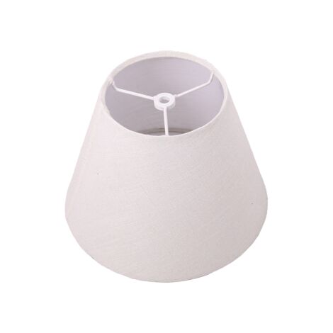 Angoily Quadratischer Lampenschirm Aus Leinenstoff – Ersatz Für Tisch- & Stehlampen, Elegant, Weiß, 20 X 14 X