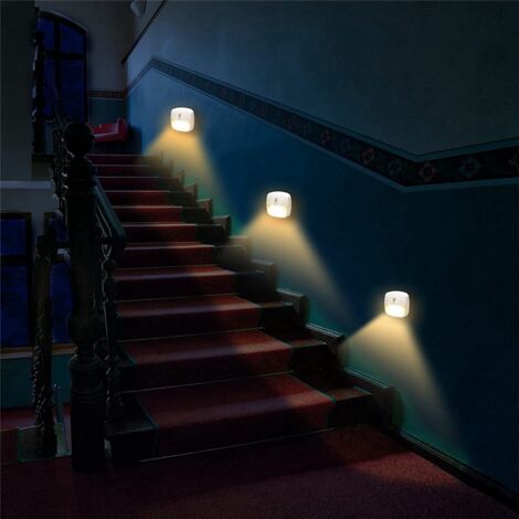 Bewegungsmelder Innen Batterie MEIION Lumelia Nachtlicht Mit Bewegungsmelder - Wiederaufladbare LED-Lampe Für Treppen & Flure Treppenlicht Mit Bewegungsmelder