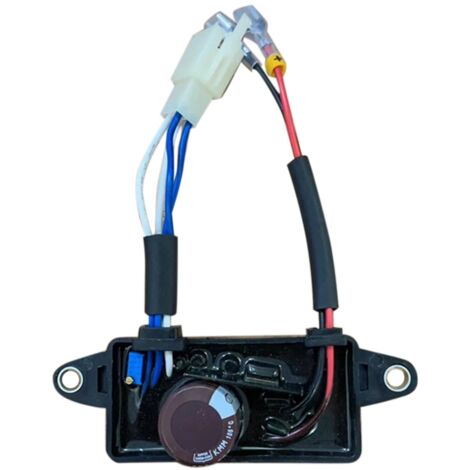 AVR Spannungsregler Für Generatoren 3–10 KW – Halbmondförmig, Einstellbar, Inkl. Kohlebürste