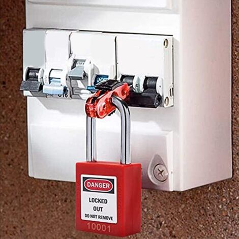 9-teiliges Lockout-Tagout-Schlösser-Tag-Set ...