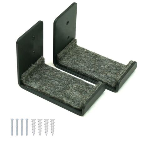 Support Mural Pour Snowboard 3dfaktor - Lot De 2 Crochets Gris - Fabriqué En Slovaquie - Neuf