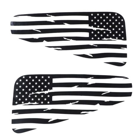 50 Stück Schwarze US-Flaggen – Kleine Handflaggen Für Partys & Events