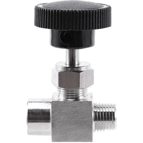 NADELVENTIL 1/2& MNPT X FNPT EDELSTAHL 6000 PSI 400 Bar NEU EUR 16,96 - DE