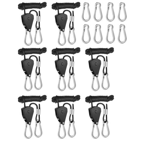 Rope Ratchet Strapazierfähiger 1,27 cm Hebezeug mit Feststellrolle, Verstellbarer Aufhänger für Wachstumslichter, Vordächer, Kajaks, 4,8 m geflochtenes Polypropylen-Seil, 227 kg Kapazität, ideal für Rope Ratchet Strapazierfähiger 1,27 cm Hebezeug mit Feststellrolle, Verstellbarer Aufhänger für Wachstumslichter, Vordächer, Kajaks, 4,8 m geflochtenes Polypropylen-Seil, 227 kg Kapazität, ideal für