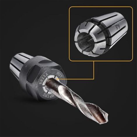 Hseamall ER11 Klemmhülsen-Set, ER11 Spannzange, 1 - 7 mm Halterung