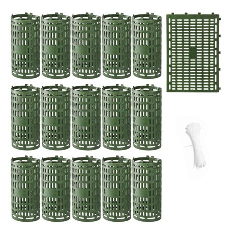 Baumstammschutz Spiralen 4 Stück - Schutz Vor Tieren Und Rasenmähern Für Junge Bäume