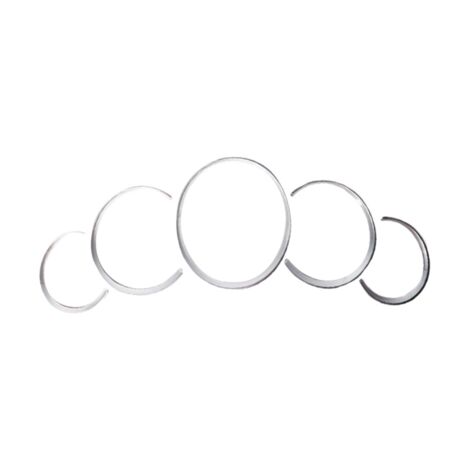 Felgenschutzringe Aus ABS – 4er Set, 20 Zoll, Selbstklebend, Kratzfest & Stylisch In Weiß