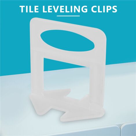 BricoLuspo Fliesenkreuz-Set, Selbstnivellierend, 200 Clips + 100 Keile + 1 Zange + Abdichtung
