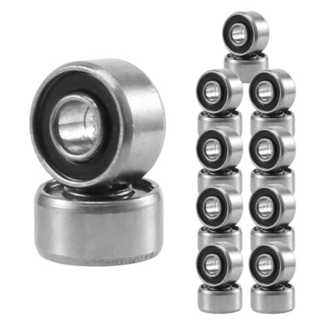 Othmro Rillenkugellager 12x30x8mm – Doppelt Gedichtet, Chromstahl, 2 Stück – Für Motoren & Industrieanlagen