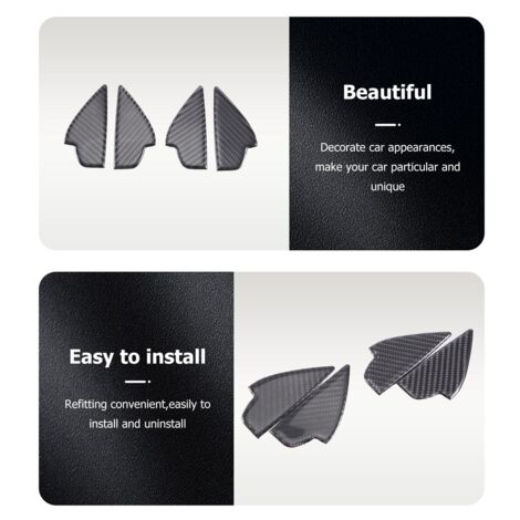 Produktbild von Carbon Fiber Auto Türgriff Abdeckungen Rahmen Griff Tür Schüssel