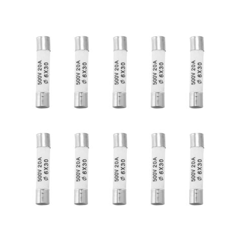 2 Stück Flinke Keramiksicherung F 1A H 500V – 1500A Abschaltvermögen, 6,3x32 Mm – Für Industrielle & Sicherheitskritische Anwendungen