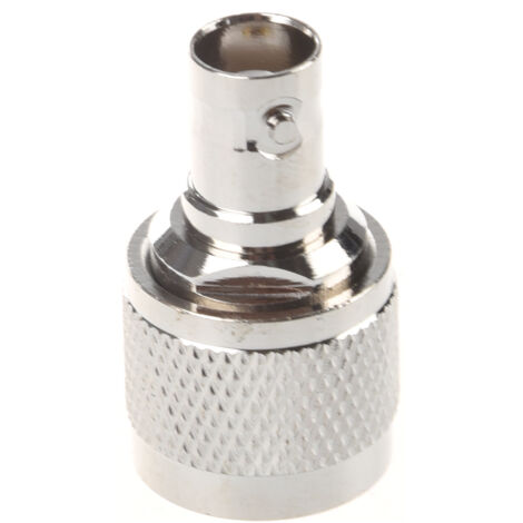 Produktbild von 2x N-Stecker Auf BNC-Buchse Adapter – 50Ω, 0-6 GHz, Vergoldet – Für HF & Koaxverbindungen