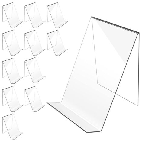 Acryl-Buchständer Transparent – Für Bücher, Bilder, Platten & Mehr